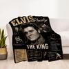 Elvis Presley Performance Blanket Warmthful Decor Great for Picnics Sofa Office Chair Four Seasons Multipurpose Stylish Decor