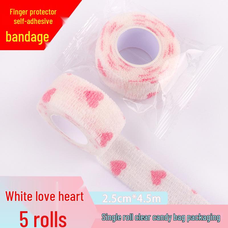 Sports Finger Protector Self-Adhesive Bandage: Finger Wrap Tape & Wrist Support for Basketball/Badminton