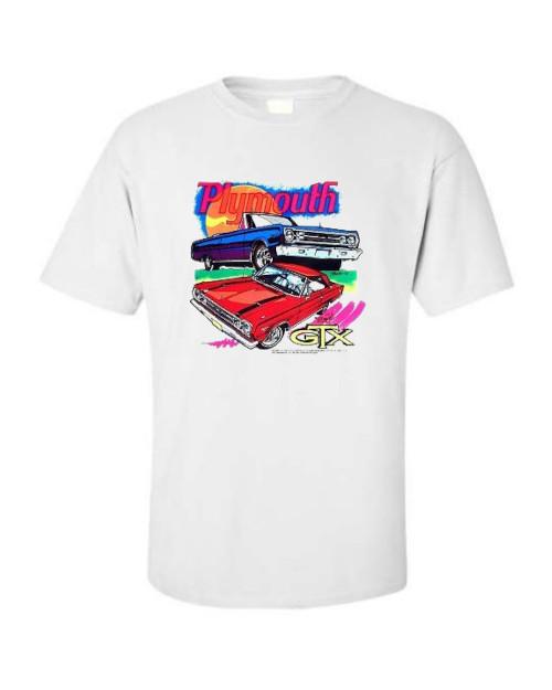 1966 1967 Plymouth GTX Muscle Car Hemi 440 Magnum T-shirt Single Or Double Print