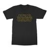 STAR WARS Unisex Adult Outline Logo T-Shirt