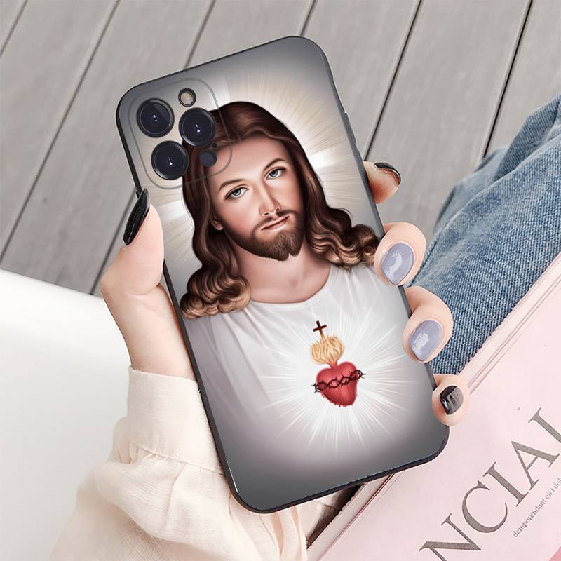 Чехол для телефона Jesus Christ God Bless You, силиконовый мягкий для iPhone 14 13 12 11 Pro Mini XS MAX 8 7 6 Plus X XS XR