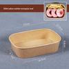 ZISIZ Kraft Paper Takeaway Food Container