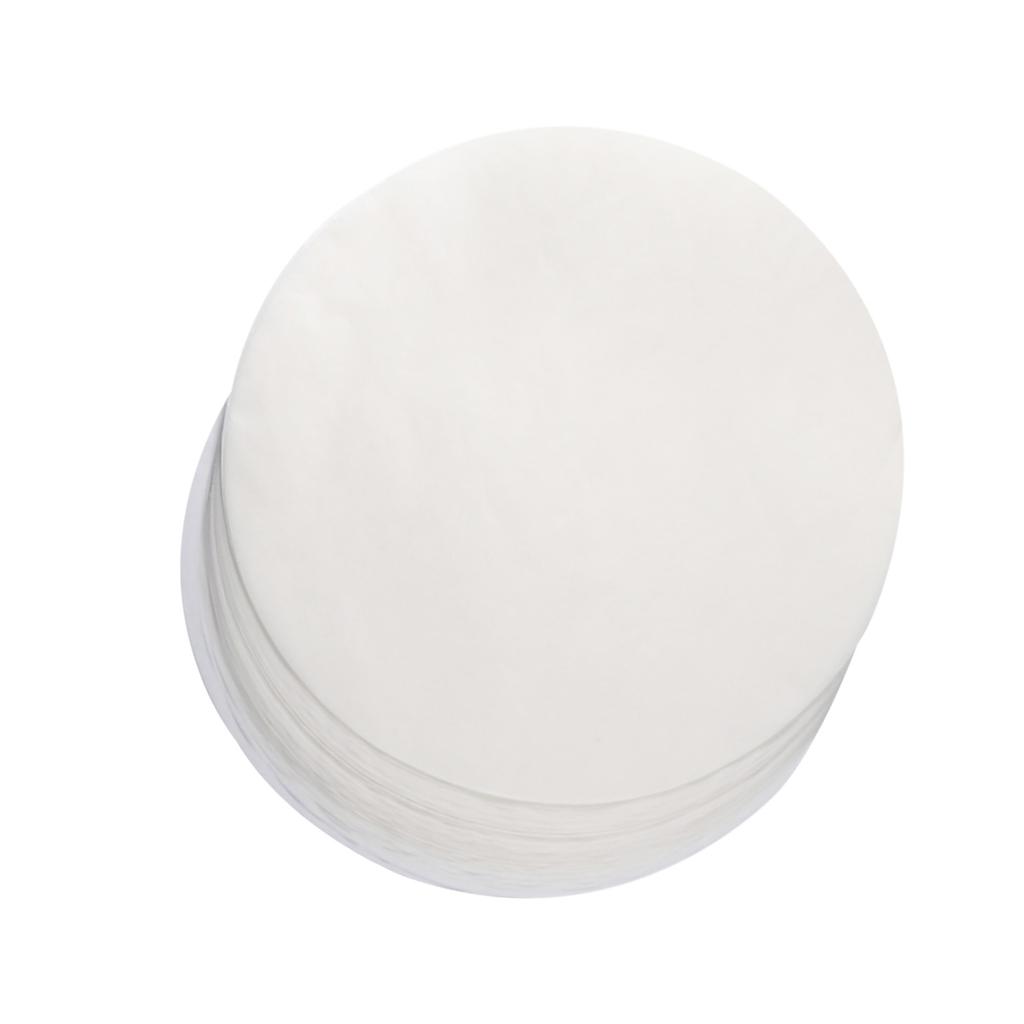 100Pcs Non Stick Round BBQ Paper Baking Sheets 10 Inch Barbecue Tin Foil Paper for Grill Line C