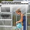 Quiet Running 8W 12V Photovoltaic Ventilation Fan with Simple Easyly Assembly Suitable for Various Locations