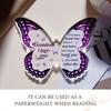 Grandma Nana Gift Idea: Butterfly-Shaped Acrylic Plaque – Birthday/Christmas/Thanksgiving Gift.