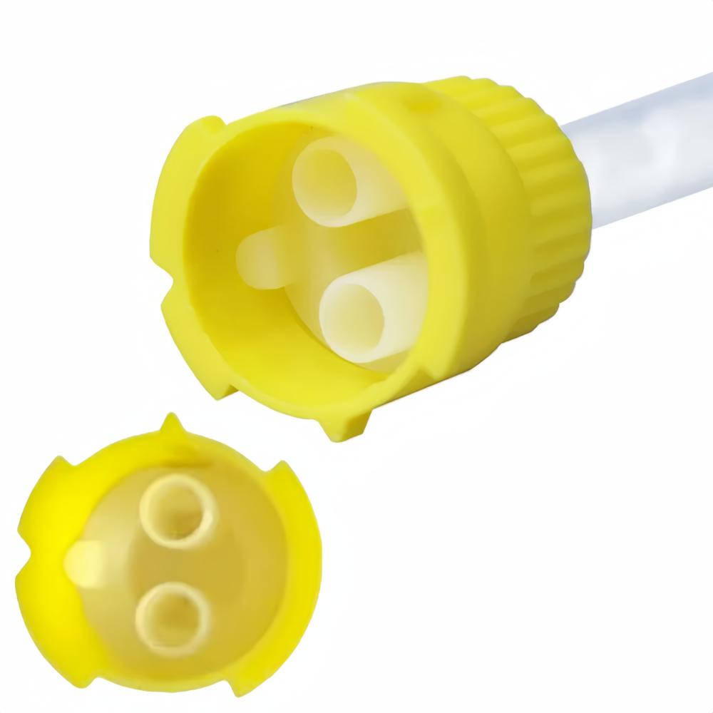 50 шт. стоматологических насадок для смешивания одноразовые силиконовые резиновые смесительные головки стоматологические материалы силиконовый резиновый пистолет транспортировочные смесительные трубки