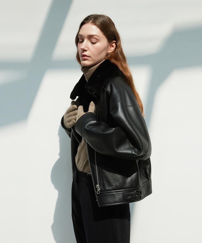 Verdemar Spanish Shearling Oversized Jacket