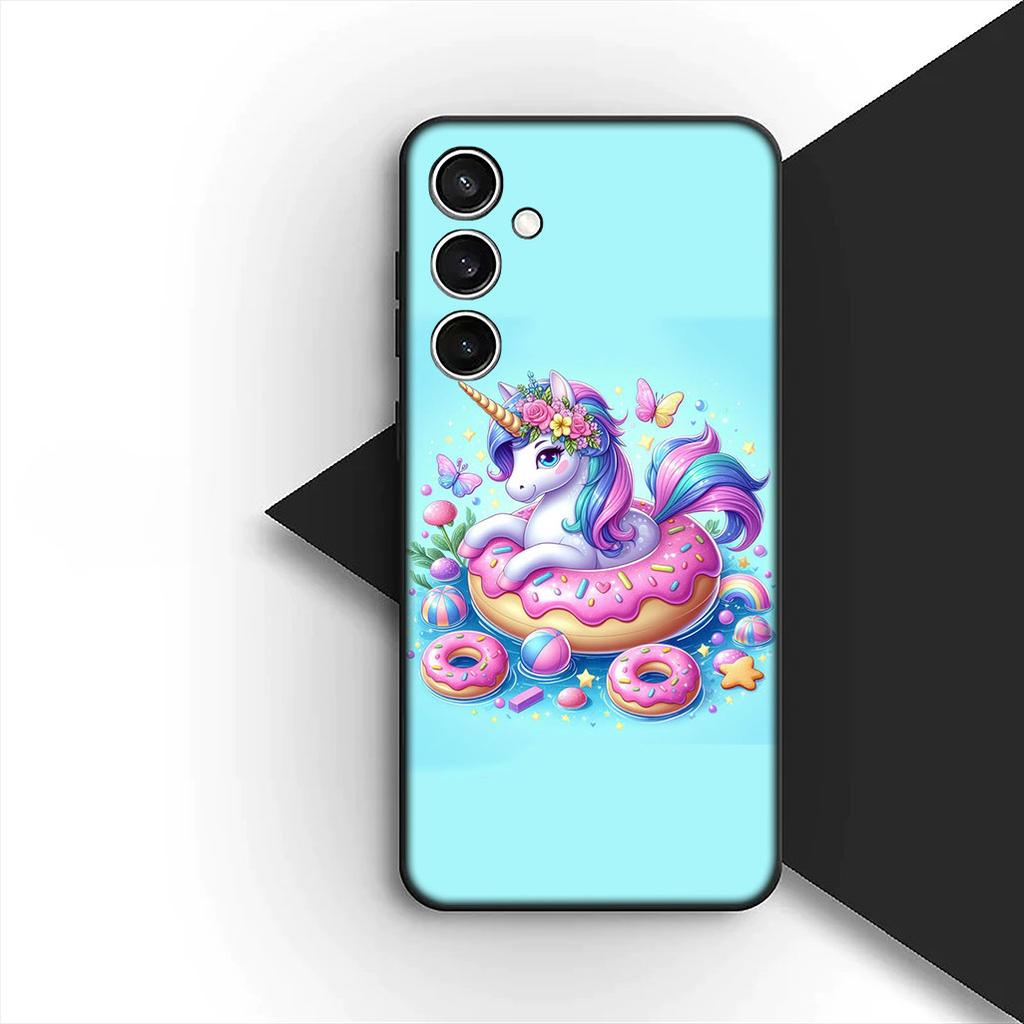 Чехол для телефона с мультяшным единорогом для Xiaomi Redmi 15 15C A3 A4 A5 9A 9C NFC Note 9 8 9T 8T Pro Защитный чехол