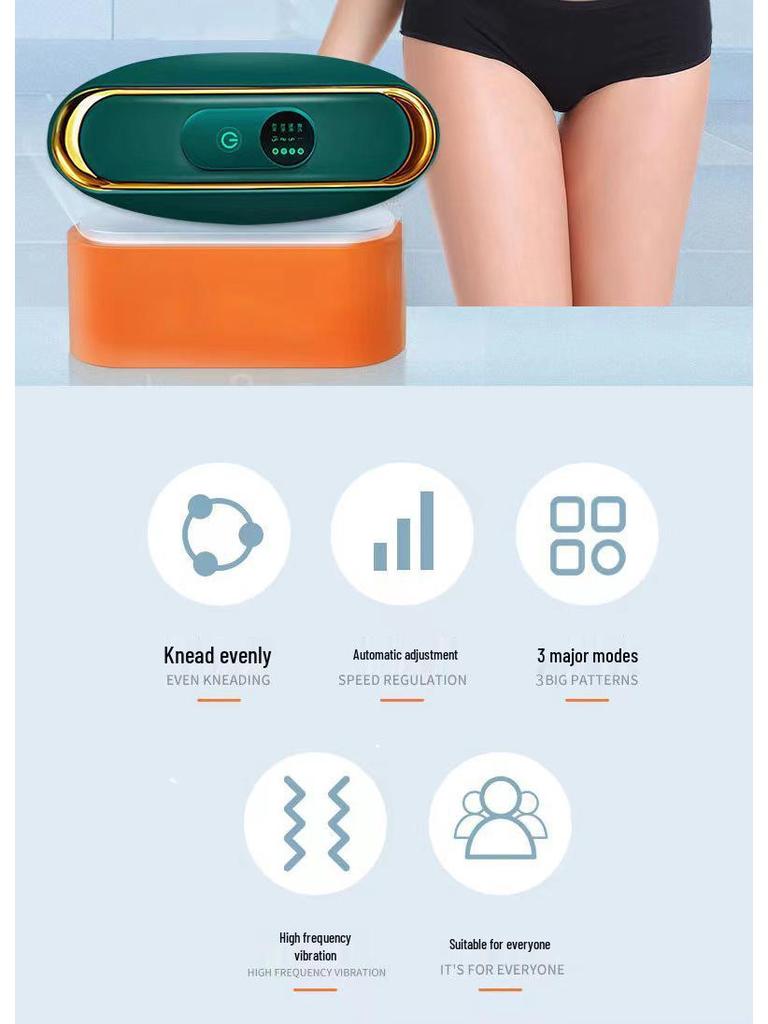 Пояс для абдоминального массажа Lux для трансграничной торговли: Офисное и домашнее устройство для разминания живота