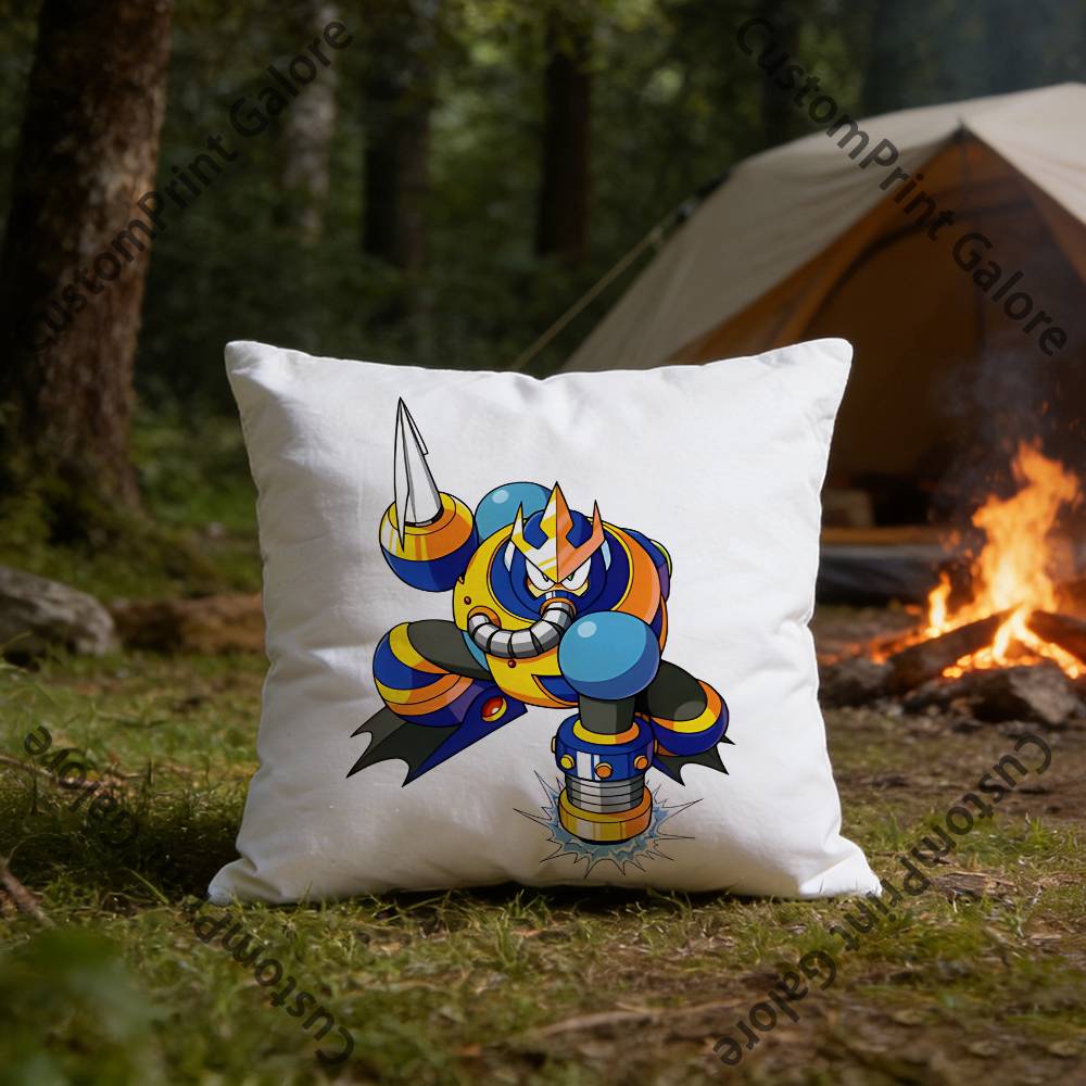 MMegaS NNapalm Man Polyester Printed Pillow Cover Square cm Soft for Sofa Bed Car Home Decor
