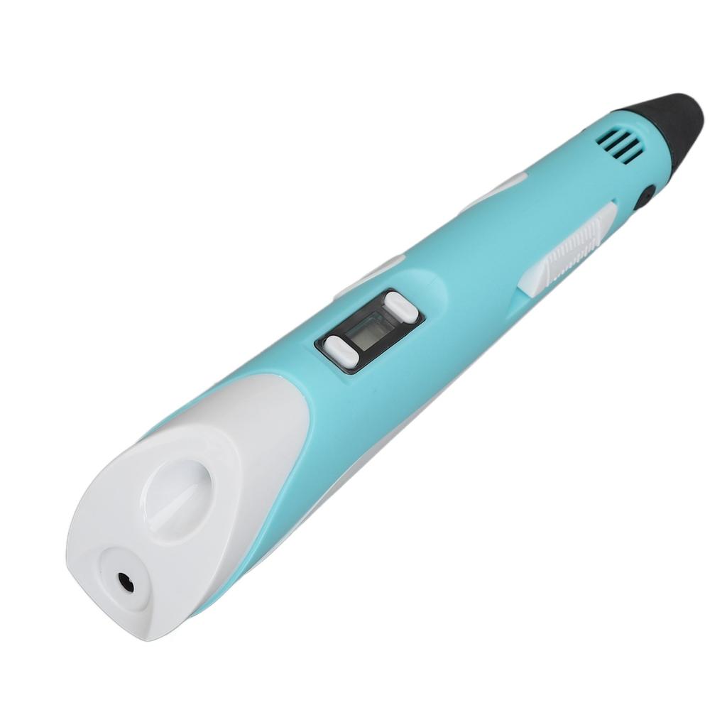 3D Printing Pen Kit with 20Pcs 3 Meter PLA Filaments 5V Kids 3D Print Pen for DIY Art Crafts Blue