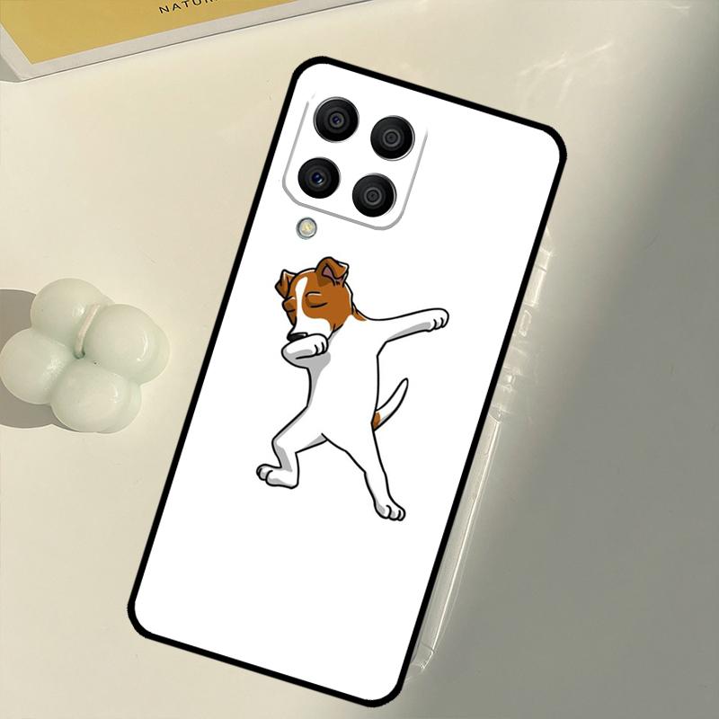 Чехол для Samsung Galaxy M15 M35 M21 M16 M06 M33 M13 M53 M11 M31 M55 M14 M34 M54 M12 M32 M52 с изображением Джек-рассел-терьера