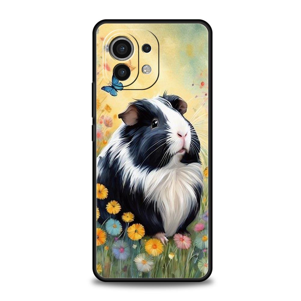 Чехол для телефона с изображением животного морской свинки, милый, для Xiaomi Mi 15 14 13 12 11 Lite 14T 13T 12T 11T Pro Poco X7 X6 X5 X3 Pro F6 F5 F4