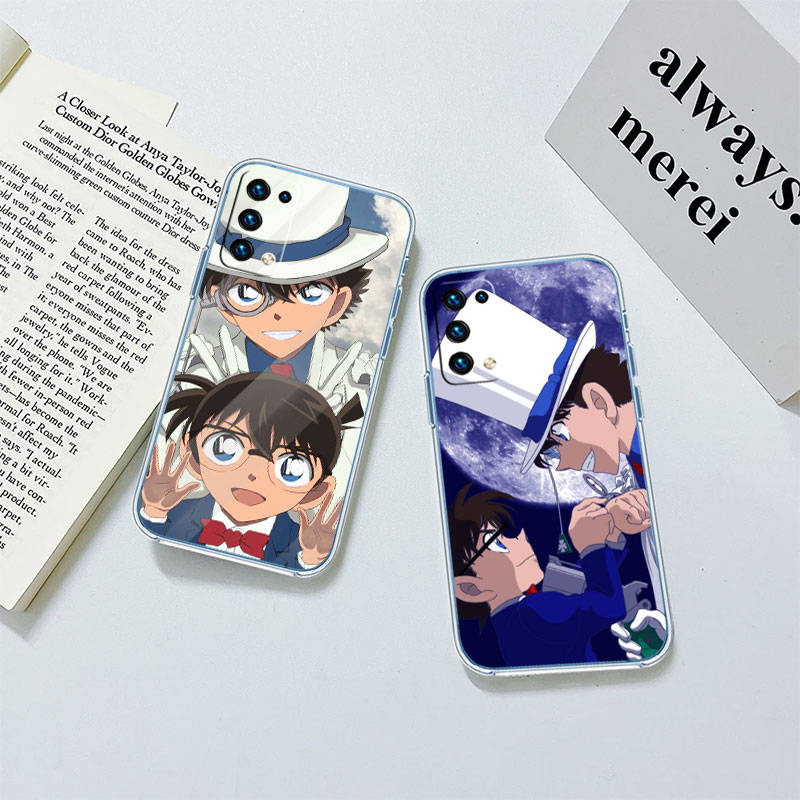 JO17 Чехол для телефона Detective Conan для Motorola E22S E7 G6 G7 G8 G9 Plus Power Play G10 G20 G04 E30 E40 E22 E20 E13 G22 G23 G Stylus Play