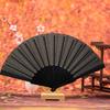 Wedding Fan Plain And Elegant Comfortable Grip Fine Workmanship Pure Color Reusable Decoration Great Stickiness Smooth Edge Flat Fan Party Favors