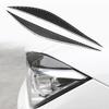 Useful New High Quality Headlight Eyebrow Black Carbon Fiber Eyebrow Eyelid For BMW 3 F36 F30 320i 325i 2013-2017