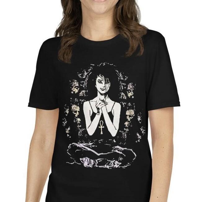 Nugoth Gothic Goth Emo Girl Onk Horror Zombies Skulls Unisex T-Shirt