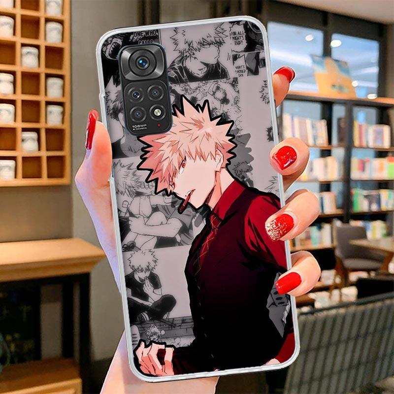 Чехол для телефона My Hero Deku для Xiaomi Redmi Note 15 14 13 12 11 10 Pro Plus 14S 12S 11S 11T 11E 10S Мягкий чехол-бампер Redmi N