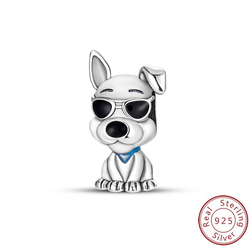 Шармы Медь Собака Кошка Отпечаток лапы Любовь к питомцам Шармы Бусины Подходят для оригинальных браслетов Ожерелья Подвеска Женщины DIY Ювелирные изделия