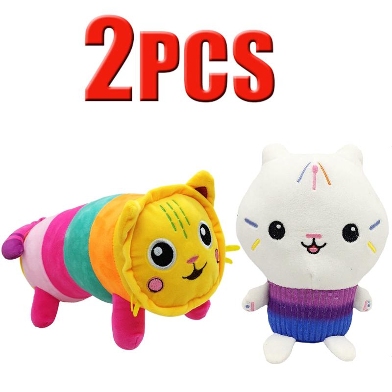 ## in Gabby Dollhouse Plush Toy Mercat Cartoon Stuffed Animals Smiling Cat Car Cat Hug Gaby Girl Dolls Kids Birthday Gifts
