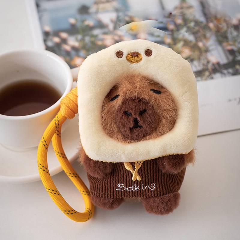 Capybara Plush Toy Keychain Creative Adorable Pendant Collectors Gifts Dolls