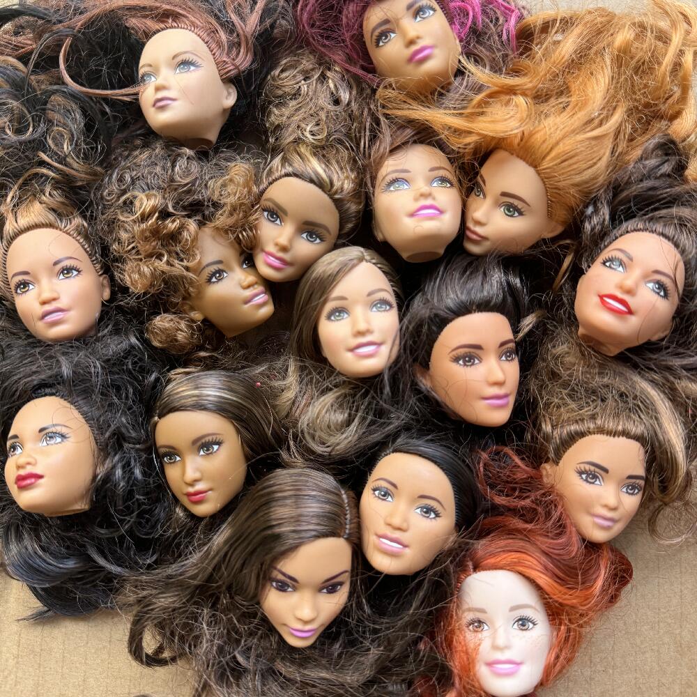 1/6 Головы кукол Редкое лицо Белый Бежевый Коричневый тон кожи