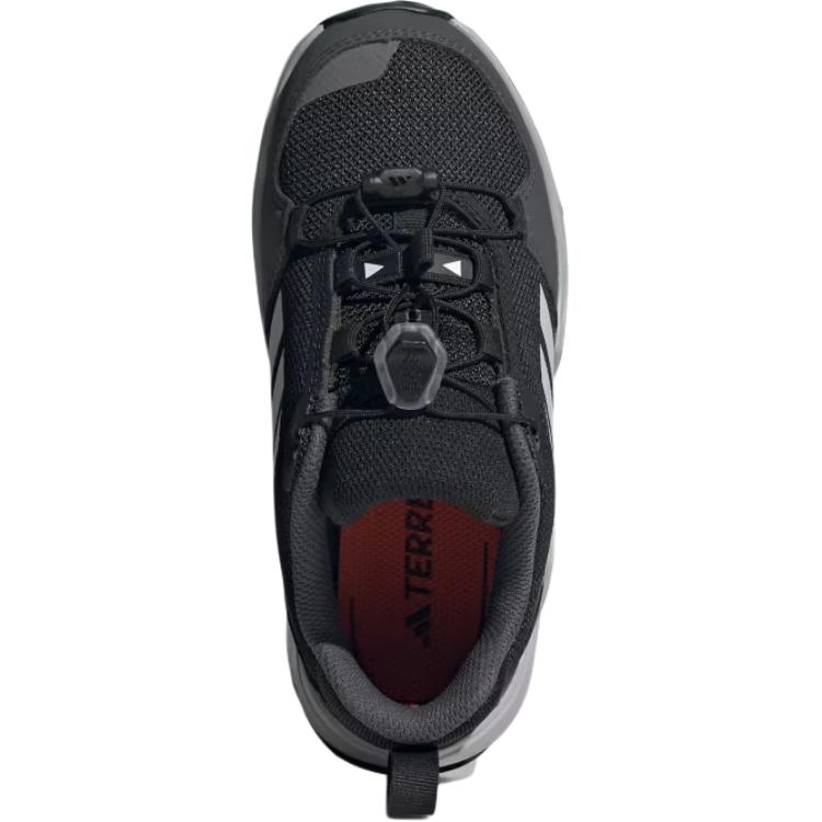 adidas Terrex AX4S K Speed Lace - Черно-серые детские кроссовки Core-Black Grey-Two Grey-Six IH2875