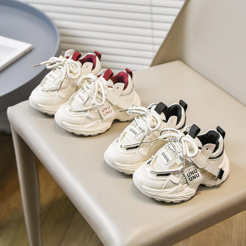 Children's sports shoes for kindergarten, non-slip and wear-resistant shoes for boys and girls, breathable and versatile children's dad shoes with