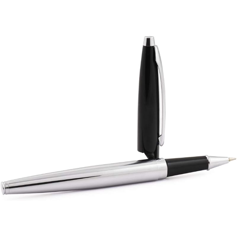 Coi Black Elegant Collection Metal Ball Point Pen Gift Stationery With Box Blue Ink