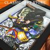 Классическое аниме JoJo's Bizarre Adventure 3D Декоративная картина Мультяшная фигурка Ручная работа Декоративная фоторамка Настольное украшение