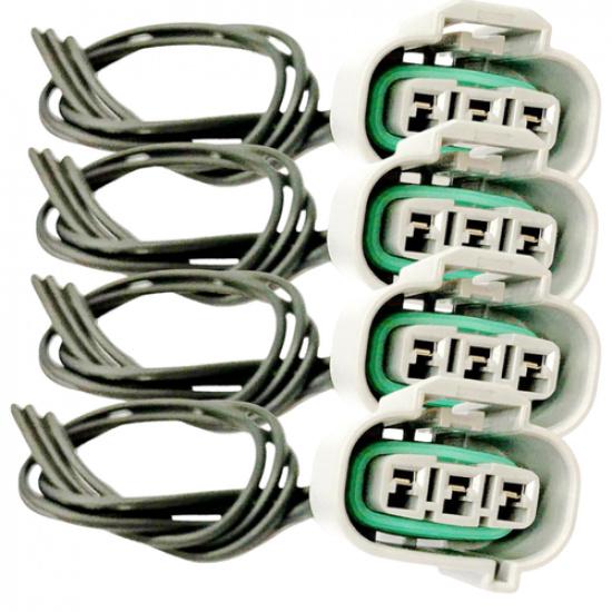 4 x Ignition Coil Electrical Connector Fits Lexts Toyota 2018-