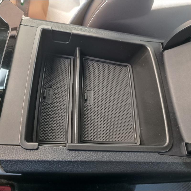 Car Styling Accessories For BYD KING DM-i  2024 2025 ABS Black Central Armrest Storage Box Glove Box Interior Tidying