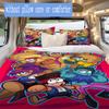 Funny school theme Pattern Bedding,Quilt Set Quilt Cover Pillowcase Home Birthday Gift (1*duvet cover+2*pillowcase,without core)ZSJT0917214