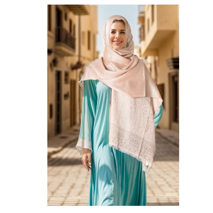Summer Lightweight Hijab for Women Viscose Muslim Scarf Long Shawl Islamic Scarves Turkey Silk Headscarf for Womens, 180*70cm