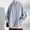 Весна и осень Новый стиль с капюшоном свободная толстовка мужская однотонная универсальная толстовка с капюшоном верхняя куртка