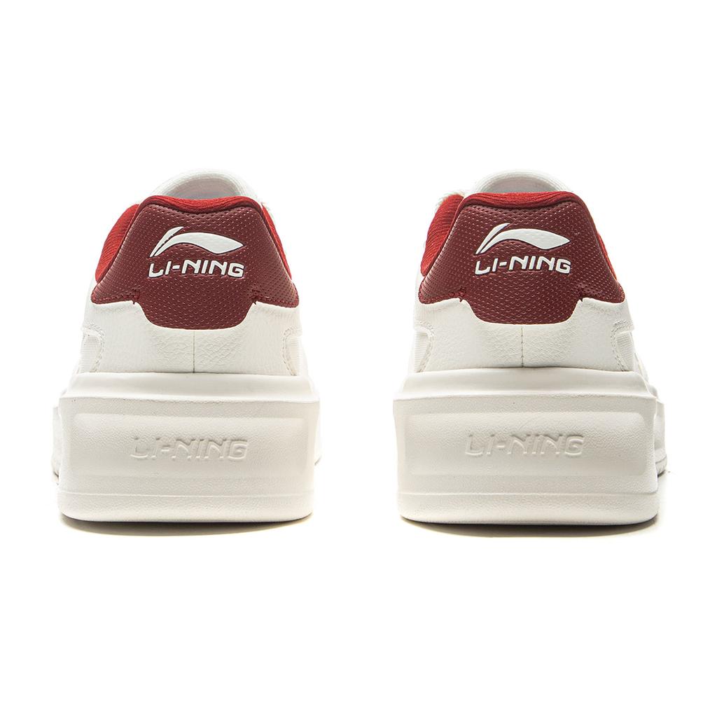 Li Ning Фестиваль фонарей Синтетическая кожа Покрытие Дышащие Низкие Кеды для скейтборда Женские AGCV316-4