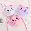 Mini Shoulder Bag Rainbow Color Cat Handbags Lovely Kids Pockets  Gift