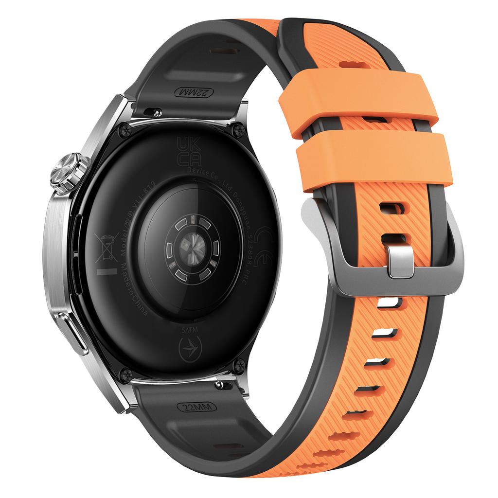 22 мм Твиловый ремешок для часов Huawei Watch GT 6/5/5 Pro/4 46 мм Двухцветный силиконовый ремешок Быстросъемный