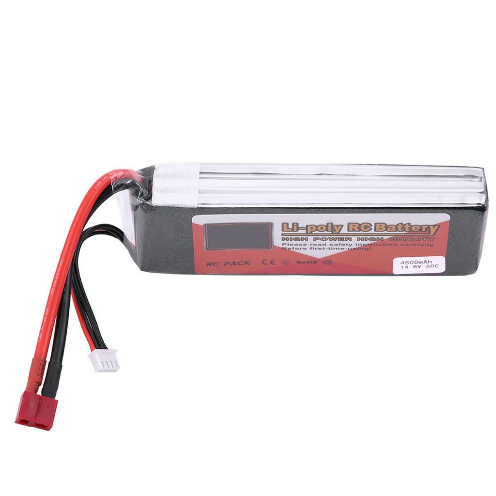 ZOP POWER 3S 14.8V 4500mAh 60C Rechargeable LiPo Battery with T Plug (4500mAh)