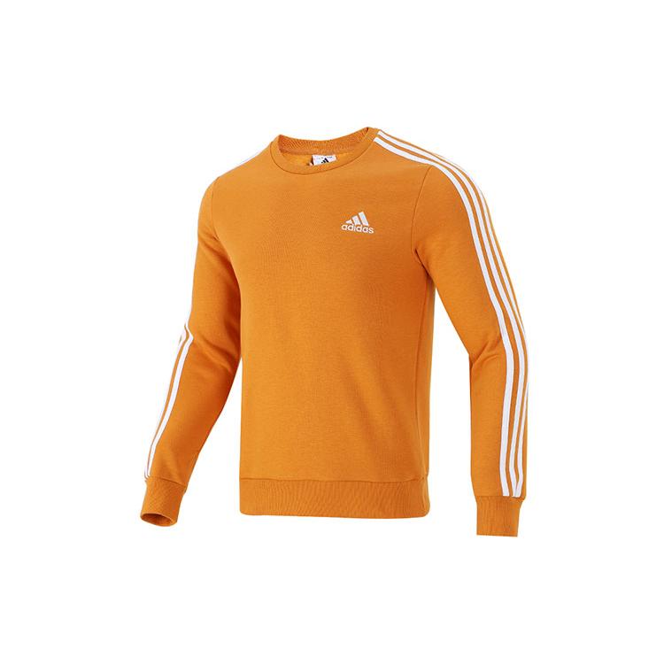 Adidas Sweatshirts Men's Orange Crew Neck Thickened Regular H12168