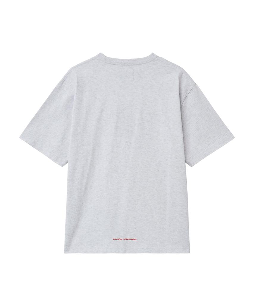 PHYPS MOTORCYCLE Mechanic Bear Short Sleeve Light Gray