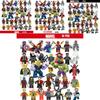 Marvel Superhero Boy Puzzle Building Block Set 32pcs Plastic Material 4.5cm Height
