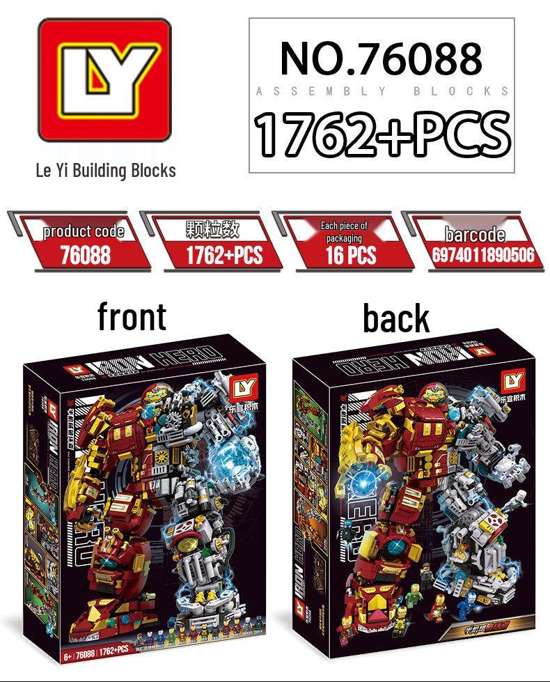 Совместимые Железные Меха Герои Строительные Блоки - Мелкие Детали Развивающие Игрушки для Детей