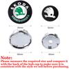 Zbrgi9 56/60/65/68MM Авто Стайлинг Колпачок Ступицы Значок Наклейка для Skoda Octavia Rapid Fabia Karop Kamiq uperb Kodiaq Scala