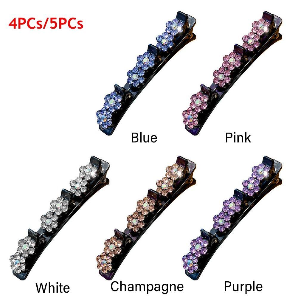 Каменные заколки для волос Заколка для волос с цветком Заколки для плетения волос Заколки для волос со стразами Заколка-невидимка Зажим-уточка