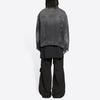 Balenciaga SS22 Denim Jacket Unisex Black Gray 704949TBP471090