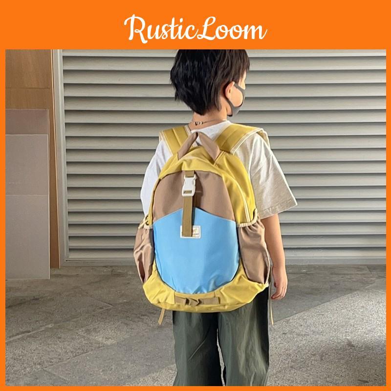 Capacity Color Large Backpack School Bag Storage Book Bags Children Gift Cute