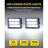 LED License Plate Lights Bright White Tag Lamp Assembly Replacement Compatible with 2014 2015 2016 2017 2018     Dodge Durango, Pack of 2