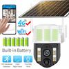 New Solar Camera 4G/WiFi Outdoor Waterproof IP Camara PIR Human Detection CCTV Security Protection Built In Battery With Solar Panel