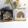 2PCS Eid Mubarak Candy Boxes Open Window Cookie Packaging Gift Boxes Muslim Islamic Festival Party Decor Ramadan Kareem Supplies